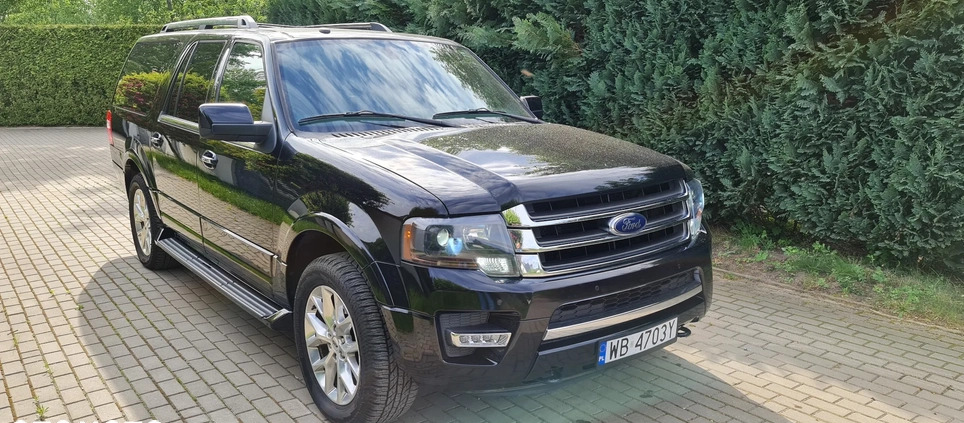 Ford Expedition cena 128900 przebieg: 186000, rok produkcji 2017 z Warszawa małe 667